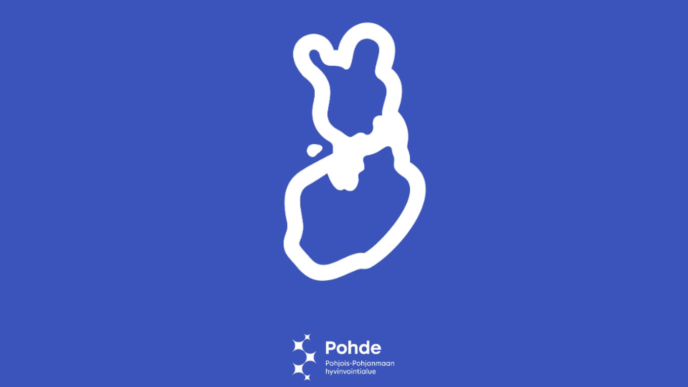 Pohteen logo ja graafinen pohja.