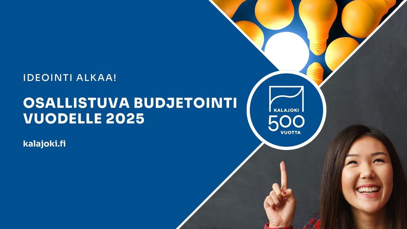 Hehkulamppuja, Kalajoen kaupungin 500-vuotis juhlalogo ja nainen