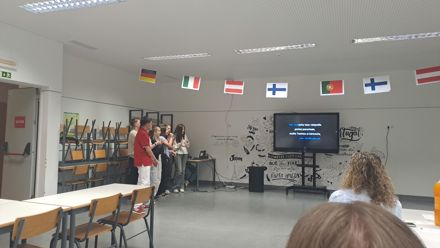 students in a classroom