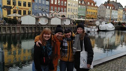 Students at Copenhagen Nyhavn